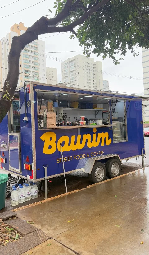 O trailer da Baunim num dia de chuva